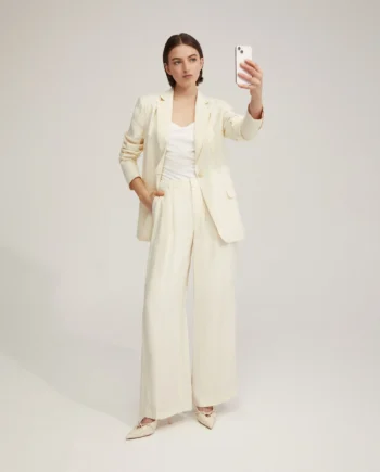 Willow Linen Blend Oversize Blazer