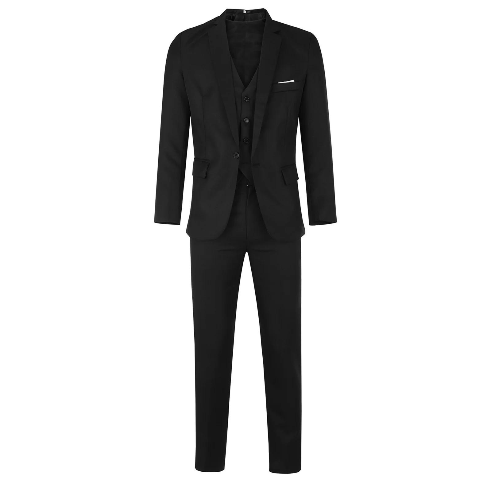 Men's Slim Fit 3-Piece Suit Set