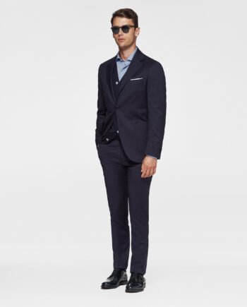 Plain velvet split smoking jacket
