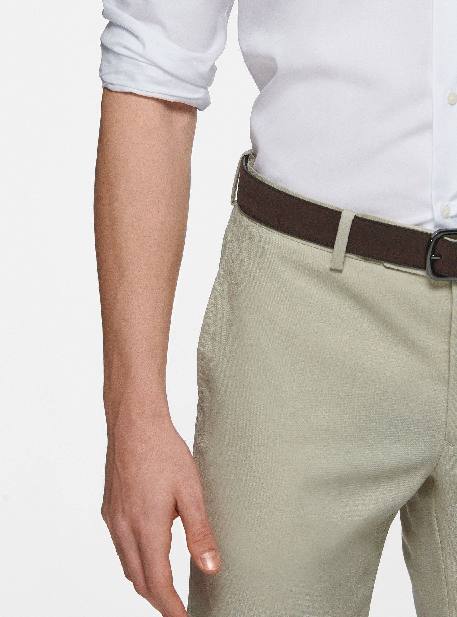 Cotton shirt fil a fil