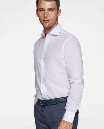 Stretch poplin shirt