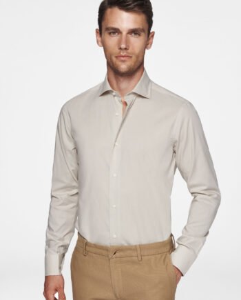 Cotton shirt fil a fil