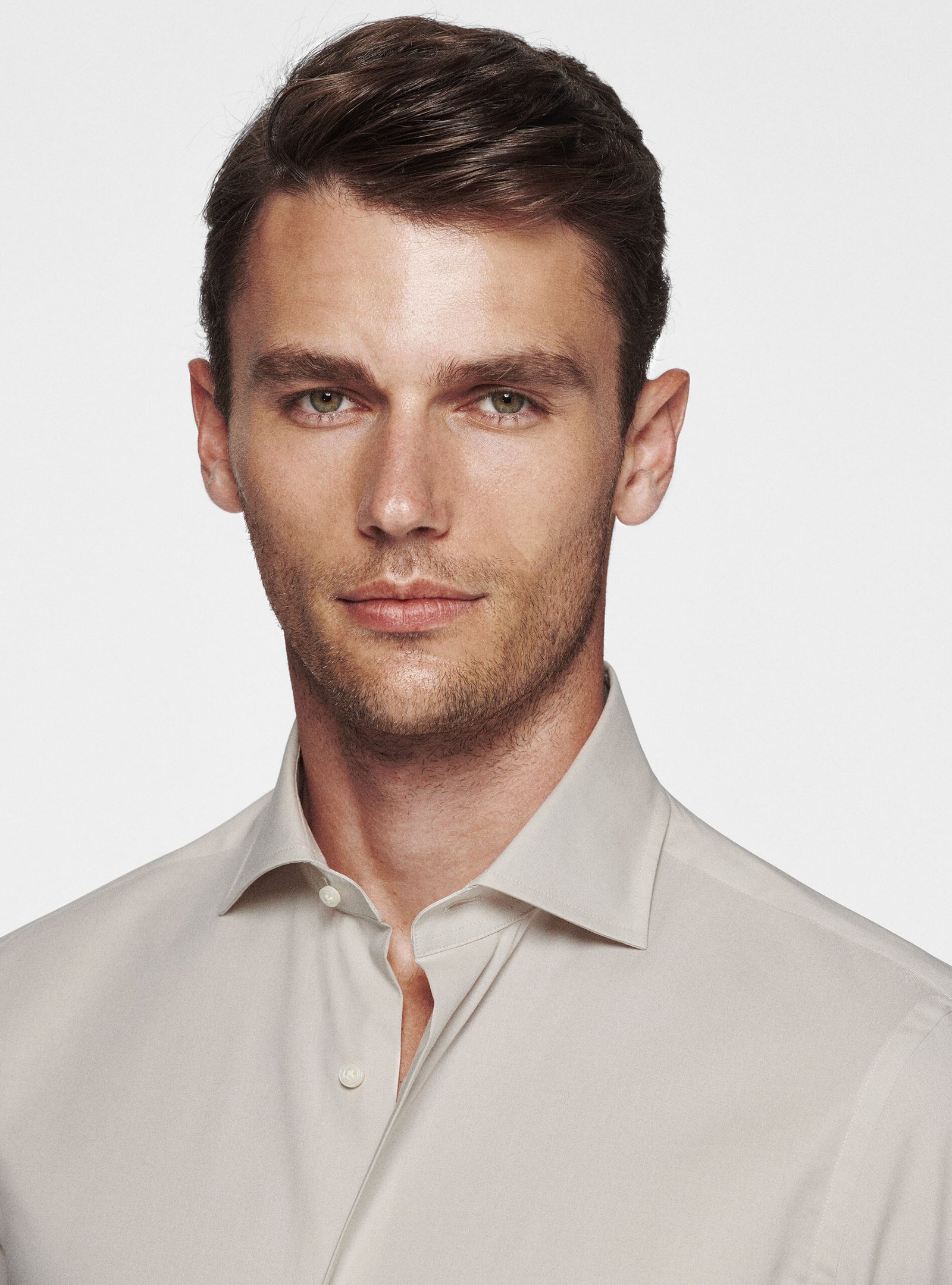 Cotton shirt fil a fil