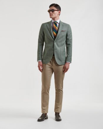 Pure wool hopsack blazer Vitale Barberis Canonico