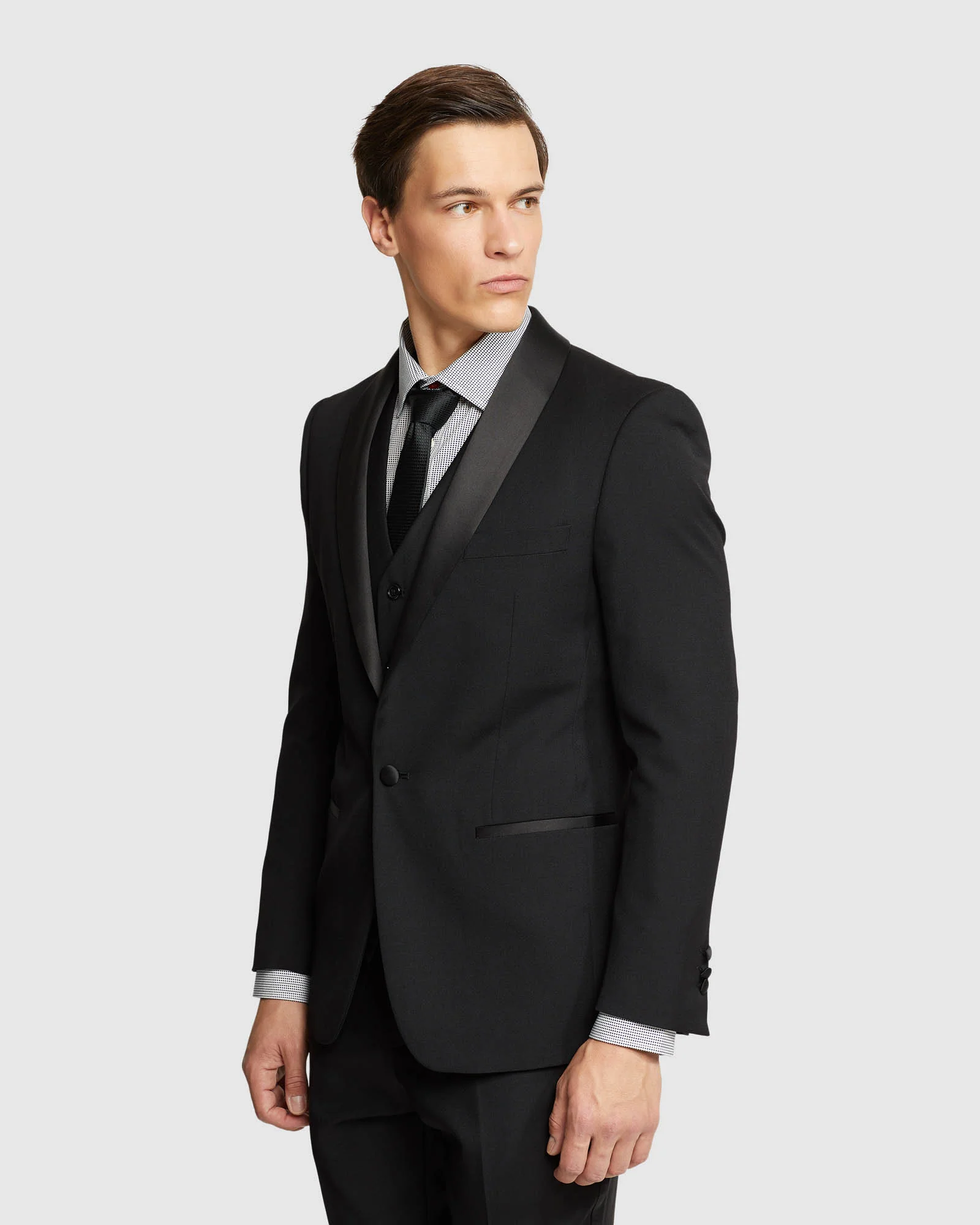 Dinner Suit Jacket With Shawl Neck