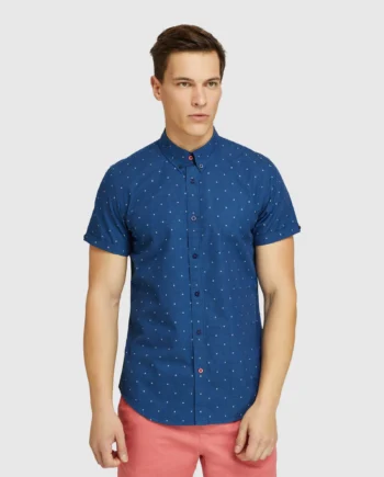 Tottenham Spot Denim Short Sleeve Shirt