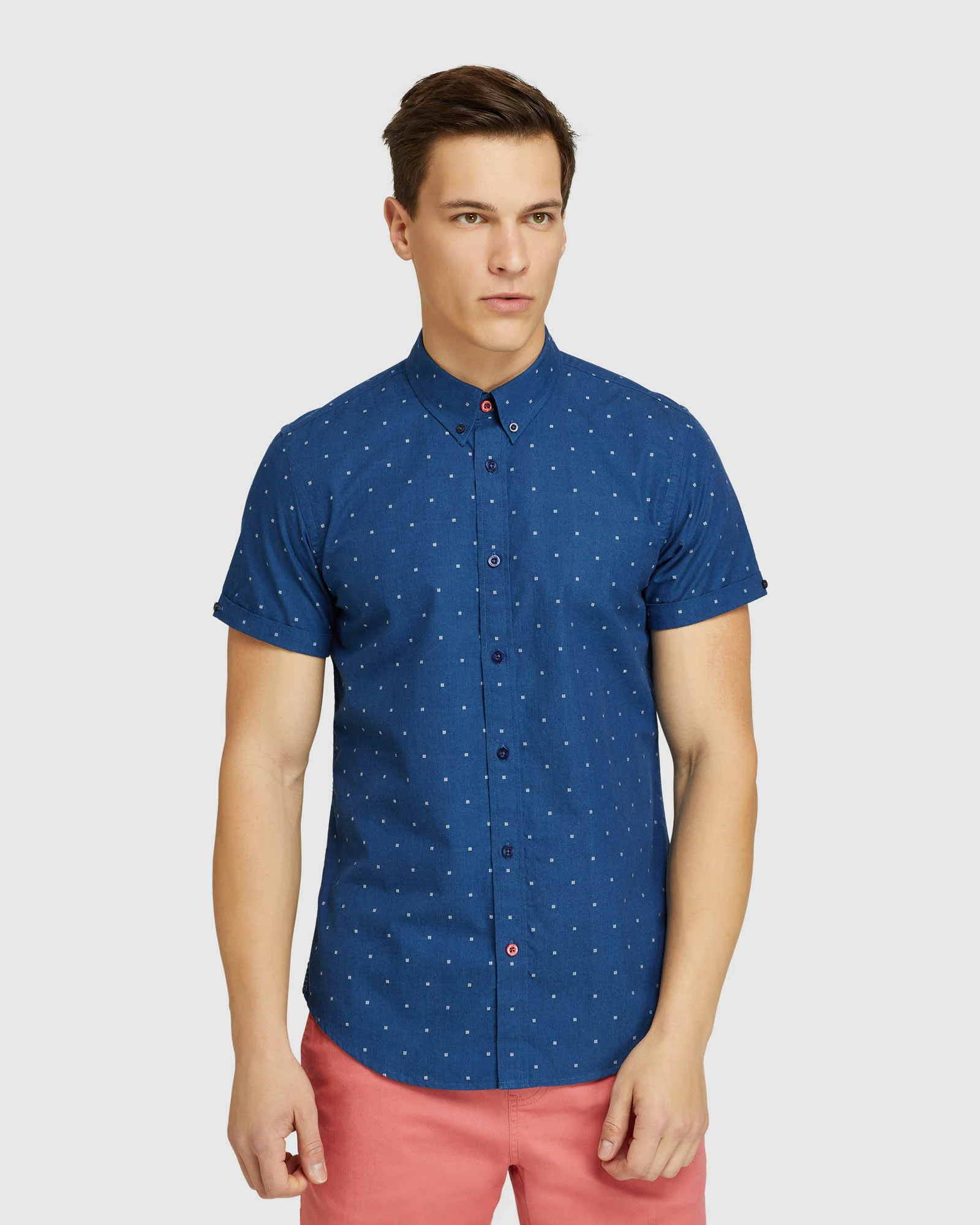 Tottenham Spot Denim Short Sleeve Shirt