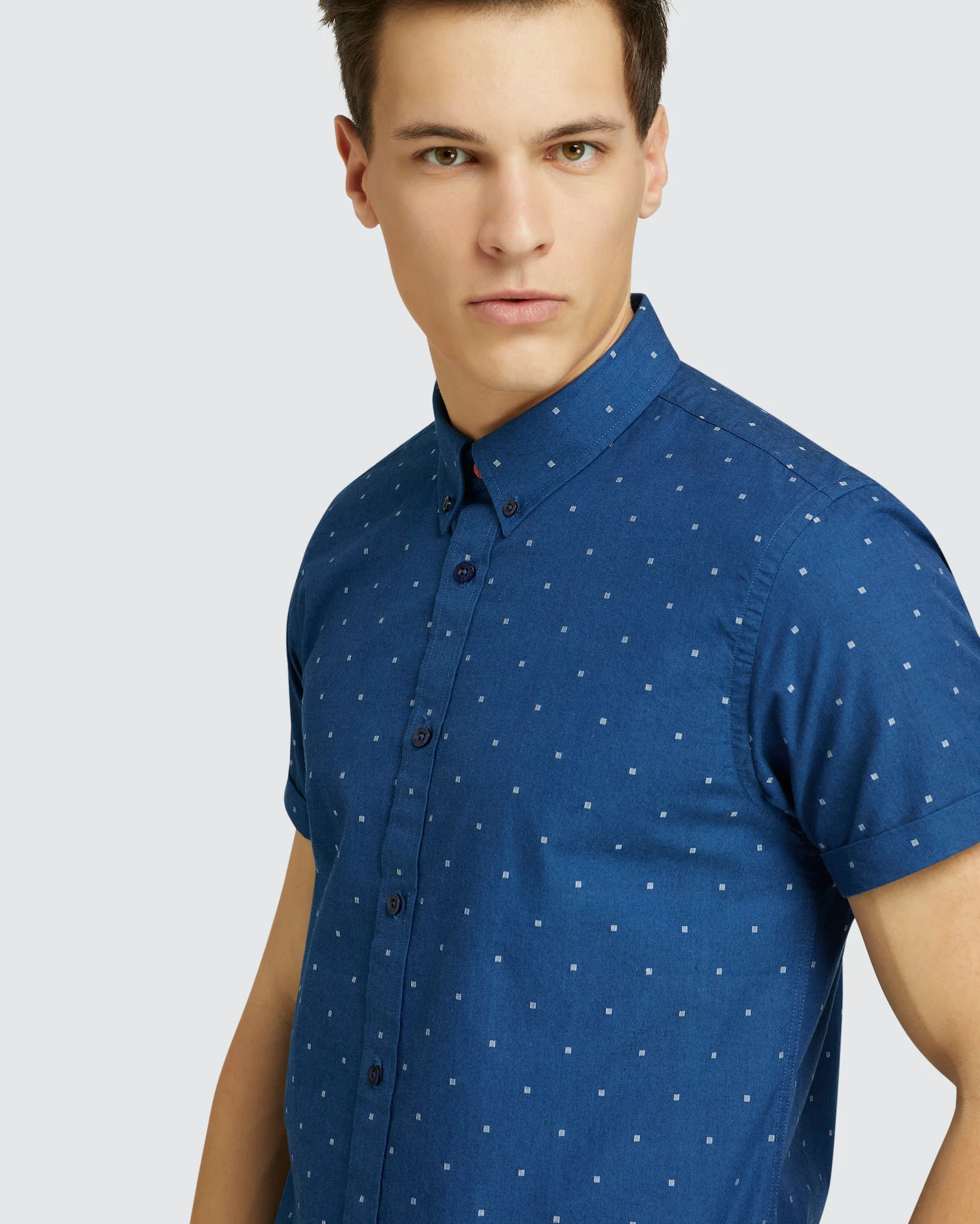 Tottenham Spot Denim Short Sleeve Shirt
