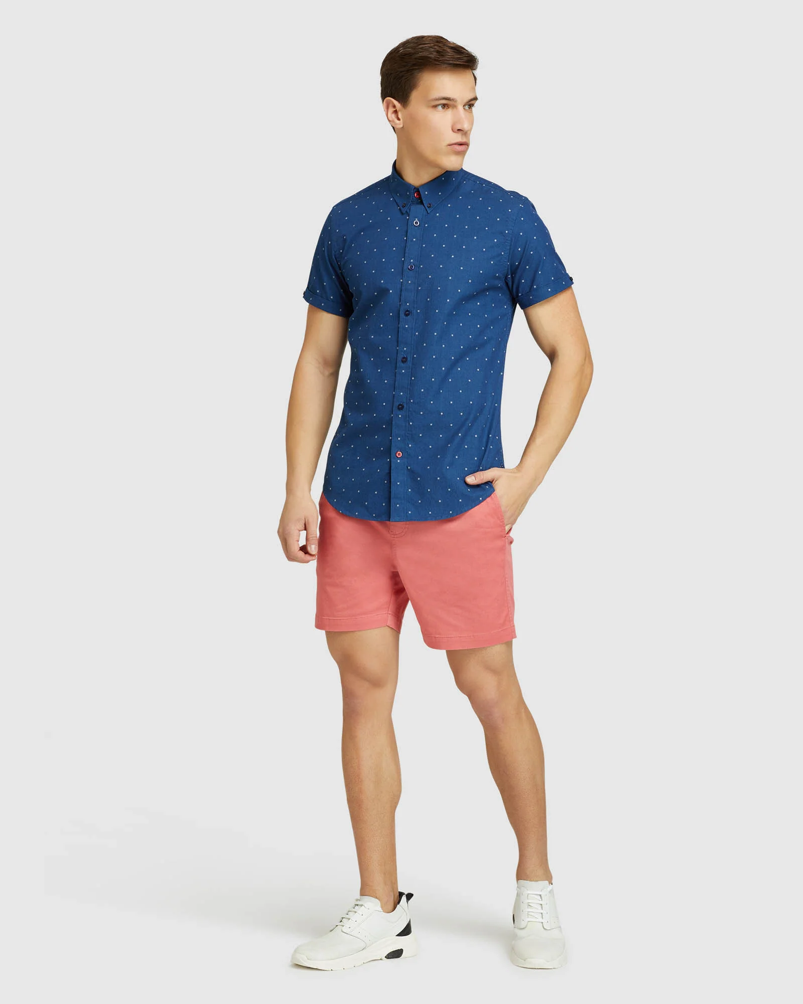 Tottenham Spot Denim Short Sleeve Shirt